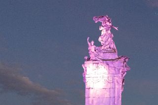 11 The Monument to the Spaniards Monumento de los Espanoles After Sunset In Palermo Buenos Aires.jpg